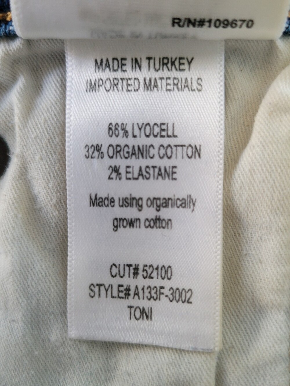 AGolde Toni Mid Rise Straight Leg Denim Jeans Stratosphere 27 - Picture 16 of 16